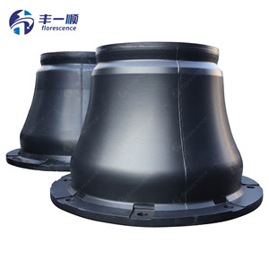Système de pare-battage en caoutchouc de protection pour quai d'accostage de navires LCT certifié ISO17357, système de pare-battage conique SCN avec tous les accessoires fluorescents - Product Image 1