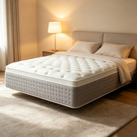 Matelas hybride à ressorts ensachés et mousse à mémoire de forme, matelas confortable à soutien ergonomique de la colonne vertébrale pour la maison et l'hôtel