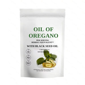 Extrait d'huile d'<span class=keywords><strong>origan</strong></span> naturel, huile de graines noires 6000mg, gélules, complément alimentaire, antioxydant, bienfaits pour la gestion de l'énergie chez les adultes - Product Image 1