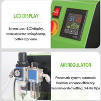 Vente flash pour une machine à estamper à chaud automatique de haute qualité, nouvelle machine à estamper à chaud manuelle pour vêtements