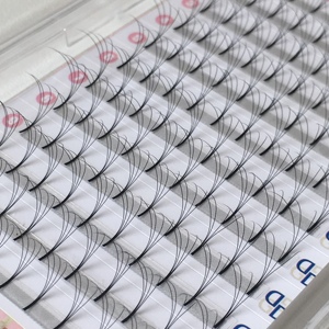 Venta al por mayor de pestañas de tallo largo 4D de 0.07, bandejas de pestañas hechas a mano, abanicos de volumen pre-fabricados, extensiones de pestañas 3D 5D 6D, pestañas Promade, extensiones de pestañas Cils - Product Image 3