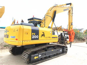 Excavadora usada de alta calidad de 20 toneladas, excavadora Komatsu PC200 con martillo rompedor a la venta - Product Image 2