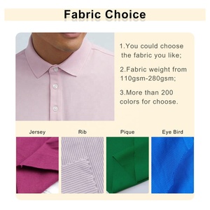 Polo informal de verano para hombre, 100 algodón de alta calidad, en blanco personalizado con cuello vuelto, tela de Jersey de Color sólido para el trabajo - Product Image 2