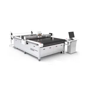 Universal CNC Oscillating Knife Cutting Machine For Various Textile Materials Vacuum Table 2516