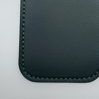 Porte-clés personnalisé avec logo, porte-cartes en PVC grainé cuir, étui pour badge d'identification avec anneau métallique, pour carte d'accès U Shield