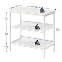 Étagère de stockage de haute précision en acier laminé à froid, revêtement poudré, conception flexible