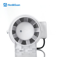 Ventilateur de gaine en ligne pour cuisine, 5 pouces, en plastique, grand débit d'air, 2600 tr/min, éliminateur d'odeurs de fumée, extracteur d'air frais, OEM/ODM