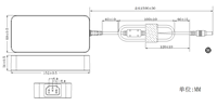 Adaptateur d'alimentation médical GaN 24V10A 240W IEC60601 pour passerelle audio-vidéo, PoE, station de travail industrielle, affichage de signalisation
