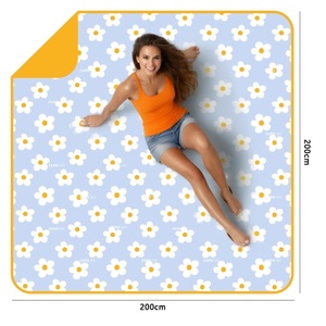 <span class=keywords><strong>Manta</strong></span> de <span class=keywords><strong>Picnic</strong></span> Plegable <span class=keywords><strong>Impermeable</strong></span> Ultrasónica Acolchada Oxford Daisy de BSCI, 200x200cm, para 4 Estaciones, Alfombra de Playa Familiar, Glamping - Product Image 1
