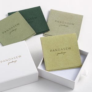 PandaSew Personalised Custom Logo Printed <b>Small</b> Envelope Flap Package Pouch Luxury Microfiber Necklace Jewelry <b>Bag</b> - Product Image 5