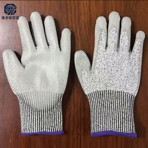 WANZHUO 13 Stitches 5 Level Anti-Cutting Kitchen Safety Work <strong>Gloves</strong> Wholesale <strong>Gardening</strong> Anti-Stabbing Slaughter HPPE Nitrile - Product Image 2