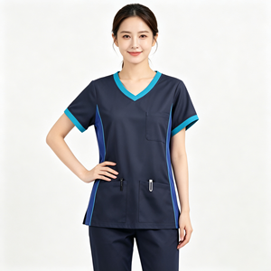 Blouses et chemises médicales personnalisées multi-tailles (XXS-6XL) en tissu Spandex/Polyester - Product Image 1