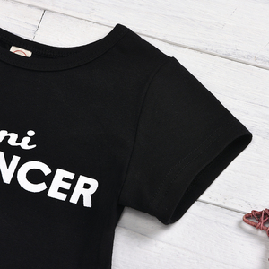 ชุดเสื้อผ้าเด็กผู้หญิงสำหรับฤดูร้อน อายุ 1-6 ปี เสื้อยืดลายตัวอักษร กางเกงยีนส์ขายาว - Product Image 5