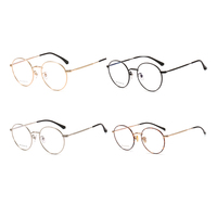 Lunettes de vue rondes en métal de haute qualité