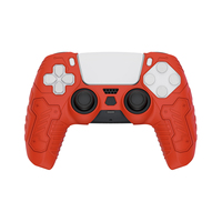 Housse de protection ergonomique antidérapante et antichoc de qualité supérieure avec découpes de précision, protection intégrale en silicone pour PS5