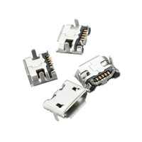 Conector Micro USB Tipo B Hembra, Diseño de 5 Pines, Marca JHW, Corriente Nominal de 1A, Longitud Personalizable