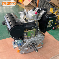 Moteur diesel OEM Changfa série 186F, 6,6 kW, 3600 tr/min, poids net 48 kg, conception compacte pour pompes et usage industriel