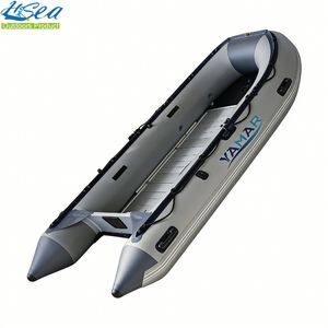 Nuovo Design Hisea, Gommone Gonfiabile Personalizzato da 4m per 5 Persone con Tettuccio per la Pesca, Prodotto in Cina a Weihai - Product Image 6