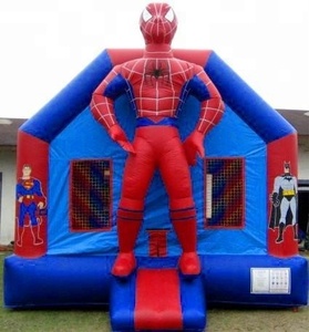 Thiết kế mới inflatables lâu đài bouncy nhảy Bouncer <span class=keywords><strong>Superman</strong></span> trẻ em Spiderman <span class=keywords><strong>Inflatable</strong></span> Combo Bouncer với trượt - Product Image 5