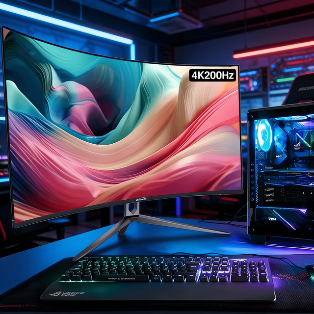 ODM OEM 49 Inch 4K 200Hz Curved Screen LCD Monitor PC Computer Gaming Monitor for Sale