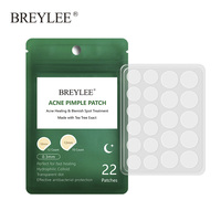 22 Patchs/Feuille BREYLEE – Patchs Invisibles Anti-Acné pour Éliminer les Boutons, Absorbent Efficacement les Sécrétions Cutanées, Guérison Rapide