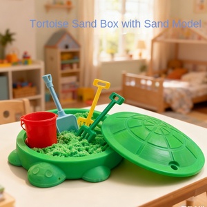 Creative Mini Plastic Cartoon Tortoise-Shaped Sand Play <b>Set</b> Outdoor Children's Water Beach <b>Toy</b> Customized Color Unisex Summer - Product Image 5
