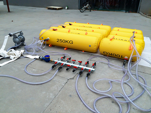 Test de charge de bateau de sauvetage Sacs à eau Passerelle Inspection Sac à eau Pvc Free Fall Life Boat Load Test Sacs à eau - Product Image 6