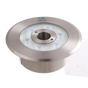 Projecteur LED <span class=keywords><strong>submersible</strong></span> étanche IP68 6W DMX512 en acier inoxydable, dimmable, <span class=keywords><strong>pour</strong></span> aménagement paysager, piscine, <span class=keywords><strong>bassin</strong></span>, fontaine - Product Image 1