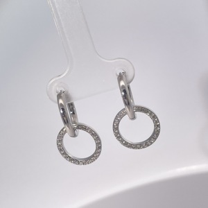Pendientes de Aro Clásicos y Elegantes para Mujer de Tianyu Gems, Chapados en Oro, con Circonita, Diseño Circular de Corte Brillante Redondo - Product Image 5