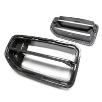 Grille avant centrale en fibre de carbone sèche style AP Vantwo, pièces de tuning extérieur pour pare-chocs avant BMW G87 M2 2023+