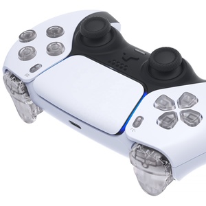 ชุดปุ่มกดโปร่งแสง EXtremeRate สำหรับเปลี่ยนอะไหล่จอยสติ๊ก Playstation5 สำหรับคอนโทรลเลอร์ PS5 ชุดปุ่มใสทั้งชุด - Product Image 6