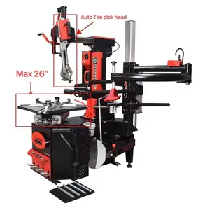 Automatische Terughelling Bandenwisselaar 12-26 Inch Velgband Wisselmachine Met Autobandenplukker