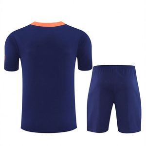 Uniformes de Fútbol de Verano, Jersey de Manga Corta Estampado 25/26 Barcelona, Transpirable, Poliéster/Nailon, Secado Rápido, Cuello Redondo, Unisex - Product Image 2