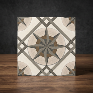 Carreaux de sol en céramique numérique 400x400mm, aspect bois, aspect marbre glacé, design tapis, pour hall, cuisine, salle de bain, carrelage sensoriel. - Product Image 2