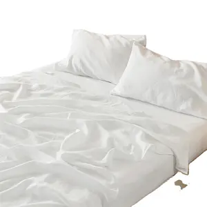 High Quality Linen Bedding Set Solid Color Linen Bedding Suits