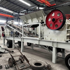 Đơn vị sản xuất nghiền đá bền với băng tải và hệ thống cho ăn được trang bị bánh xe để di chuyển - Product Image 5