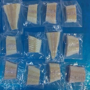 Premium volledig natuurlijke Alaska wildgevangen diepzeevis diepvriesvis diepvries zeevruchten zonder vel kabeljauwportie chemisch vrij 10*1lb export - Product Image 3