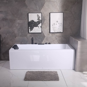 Spa Jacuzzi d'angle portable en acrylique pour deux personnes, design moderne, écologique, avec robinet inclus - Product Image 6