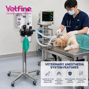 Appareil d'anesthésie portable pour clinique vétérinaire pour petits animaux (rats/souris) – Instruments chirurgicaux - Product Image 1