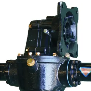 Made of high quality materials high torque motor integrated 162 drum brake / disc brake rear axle for electric TUKTUK