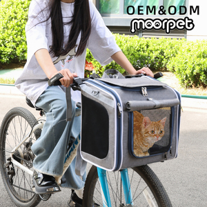 Transportín 3 en 1 para Mascotas, <span class=keywords><strong>Cesta</strong></span> para Bicicleta para Perros, Transportín Ventilado de Lado Suave para Bicicleta, Mochila para Perros, <span class=keywords><strong>Cesta</strong></span> para Bicicleta para Manillar - Product Image 1