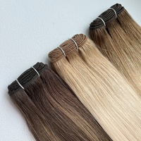 Extensiones de Cabello Humano Virgen Remy de Triple Capa de Gran Volumen, Tejido Doble a Máquina, 100% Cortable, Novedad 2026 de Gran Venta