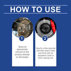 Nettoyant d'intérieur Homonth, efficace pour éliminer les taches d'huile, pour le système de freinage de voiture, spray de détaillage - Product Image 5