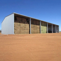Structure en acier résistant à la corrosion de qualité supérieure, hangar multi-usages pour animaux
