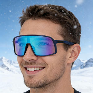 Nouvelles lunettes de ski colorées tout-en-un, polarisées UV400, monture PC, verres TAC, coupe-vent, pour sports de plein air, cyclisme, conduite, protection solaire - Product Image 1