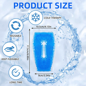 แผ่น<span class=keywords><strong>ประคบ</strong></span>ร้อน<span class=keywords><strong>เย็น</strong></span>บรรเทาอาการปวดอัณฑะแบบใช้ซ้ำได้ ปลอดสารพิษ ยี่ห้อบาดู สำหรับผู้ชาย บรรจุเม็ดเจลควบคุมการไหลเวียนโลหิต - Product Image 2