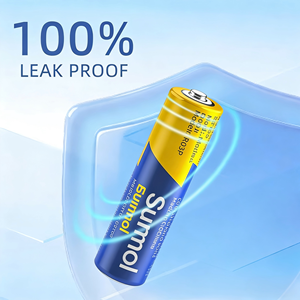 Pilas Alcalinas AA de 1.5V, Pilas Duraderas para Dispositivos del Hogar y de Oficina, Super Larga Vida Útil, Pilas Triple AAA - Product Image 2