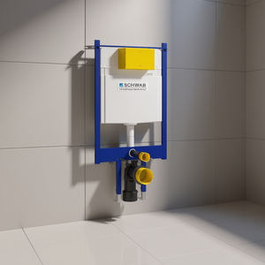 Módulo de Inodoro Suspendido Schwab con Cisterna Integrada Duplo WC 199 Slim Válvula de Descarga de 3-6 Litros - Product Image 3