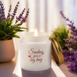 Personalized Birthday <b>Gifts</b> for Women Sister Mom Wife Girlfriend Soothing Lavender Candle Custom Spa Relaxation <b>Gift</b> Set for Her - Product Image 4