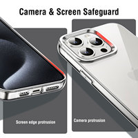 Étui de téléphone portable transparent en TPU souple de 2,0 mm résistant aux chocs pour iPhone pour Samsung Google pour Huawei pour One Plus Infinix